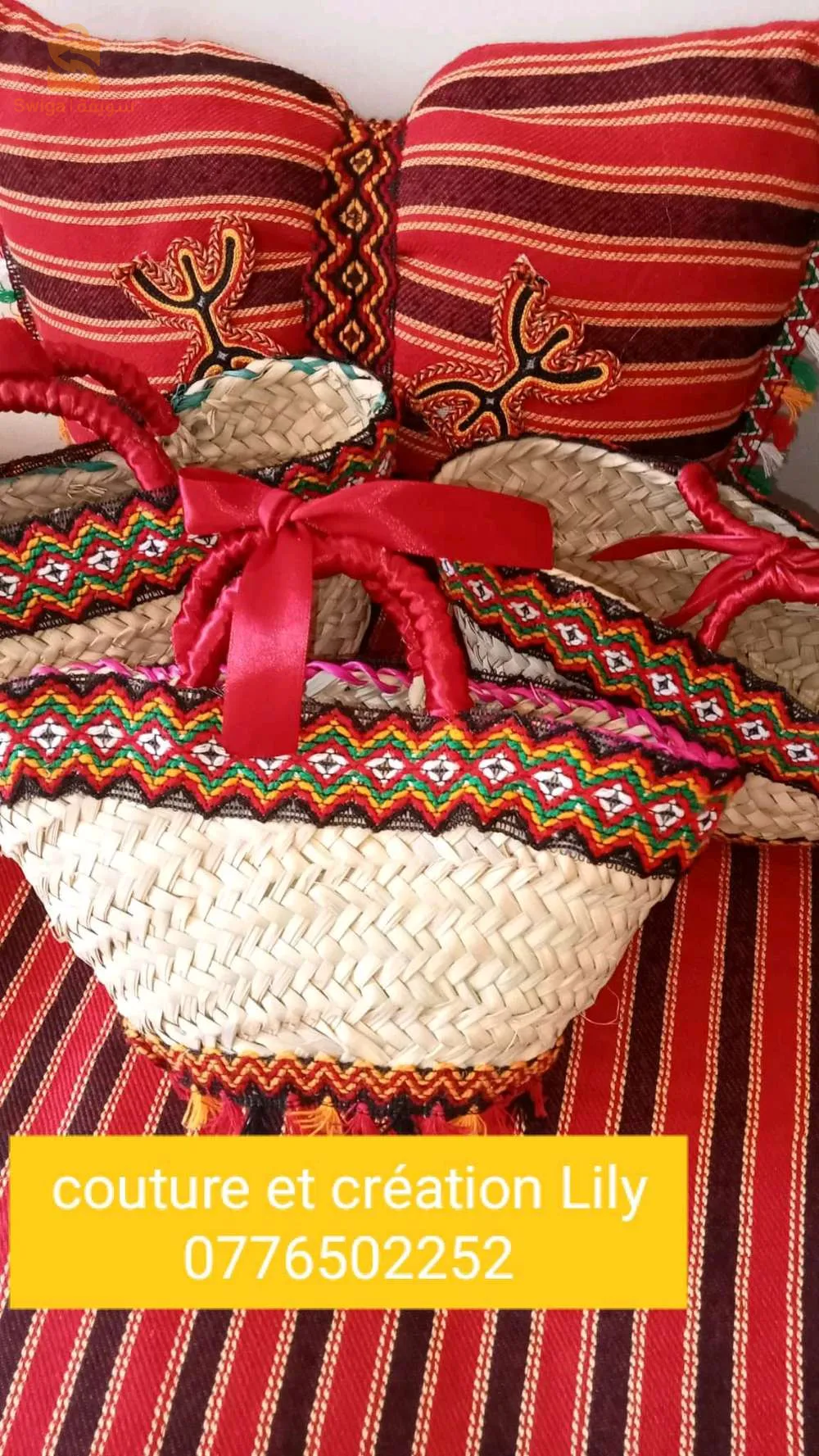 vente cuiette et draps et accessoires kabyle