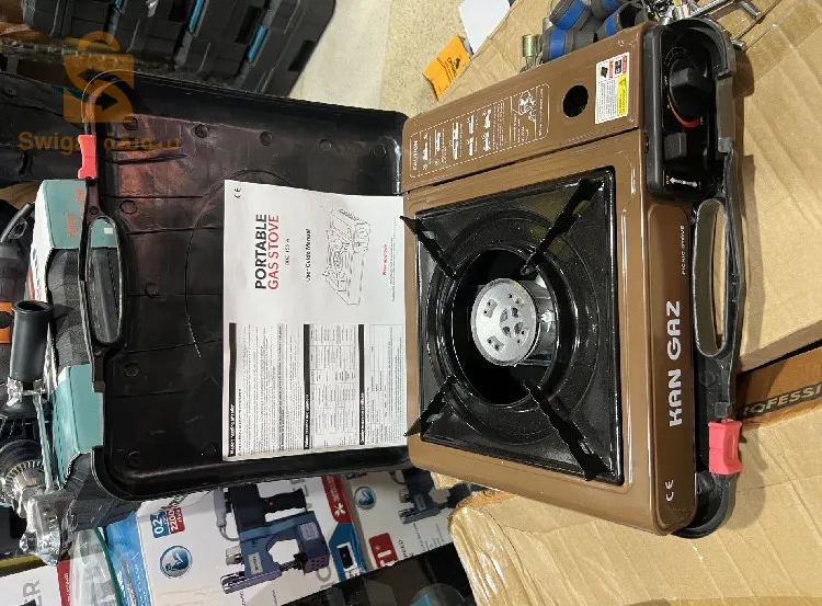 تحب تخيم  و عييت من الاغصان الجافة و النار تطفا !؟ 
 سعر خيالي :  + قارورتين غاز مجانا  + حقيبة خاصة 
اليك موقد الغاز المحمول متعدد الإستعمالات الذي يسهل لك الأمر ويخليك تطيب بكل سهولة وين ماكنت
منتج حصري وذوجودة عالية بسعر ممتاز !
✓ يمكنك إستعما