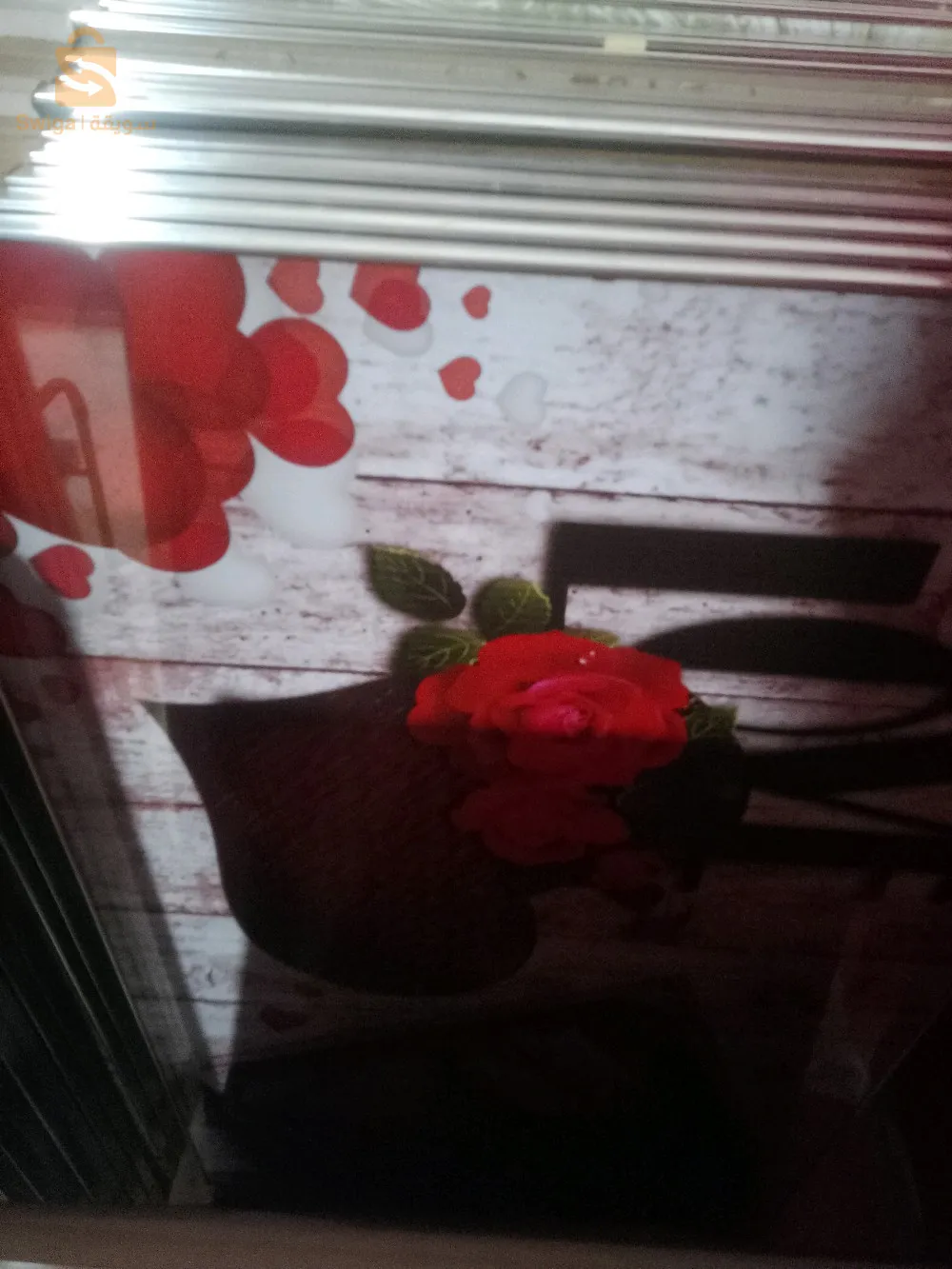 طابلة زجاج 3D اربع كراسي 15000 
6كراسي 17000