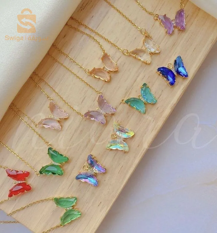 collier papillon