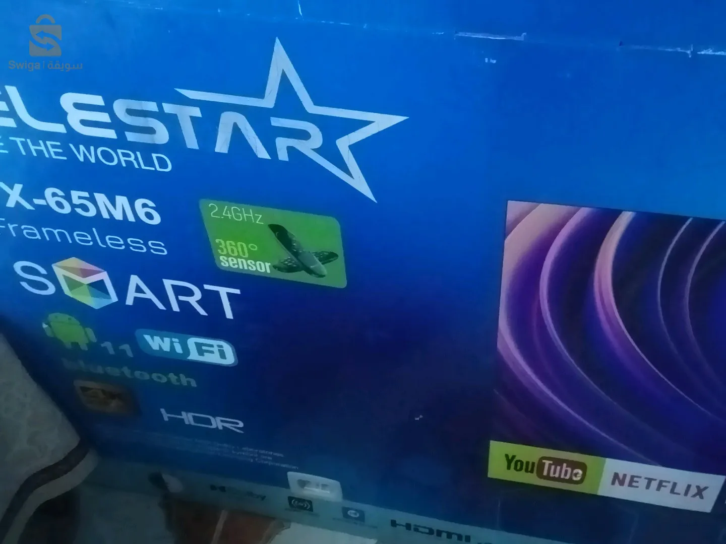 بلازما تليستار 65 بوس اندرويد سمارت 4k