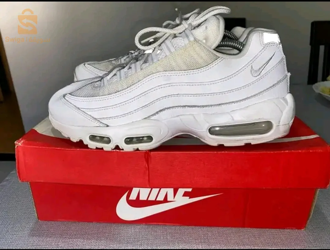 air max 95 white white