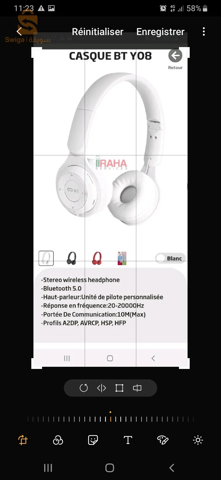 Casque BT Y08