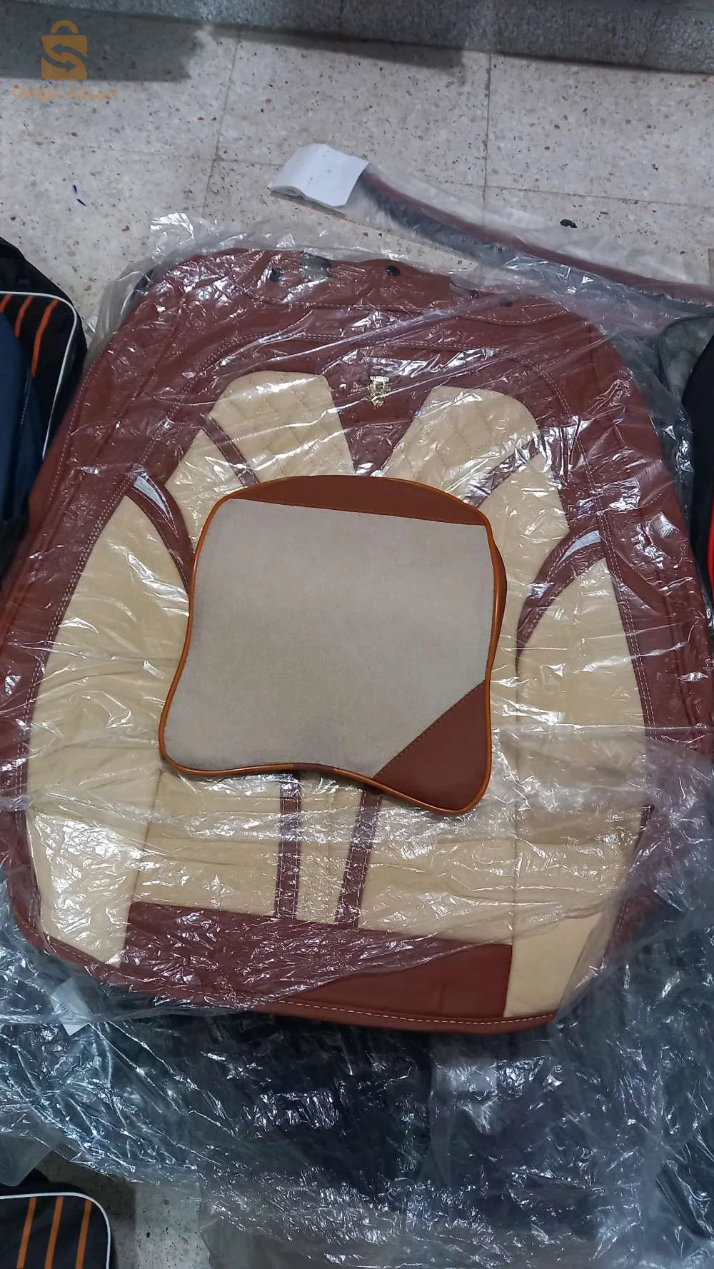 غلاف مقاعد السيارت للمقاعد الامامية للسيارة مصنوع من مادة الكنتارا  الإيطالية