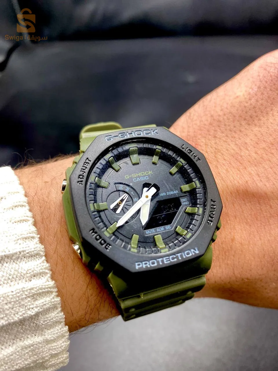 Montre Casio G-Shock-vert millitaire
