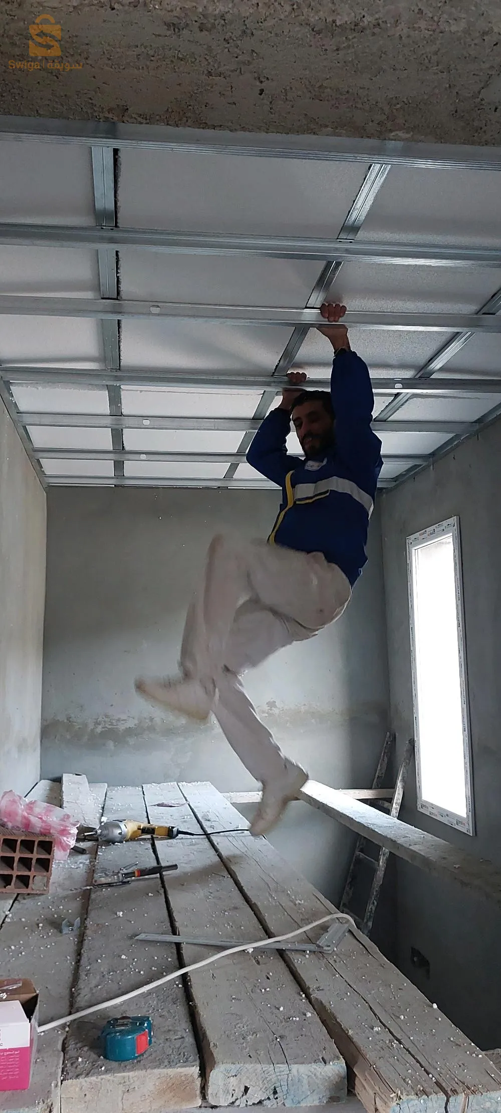 placoplatre et peinture décorative et pvc