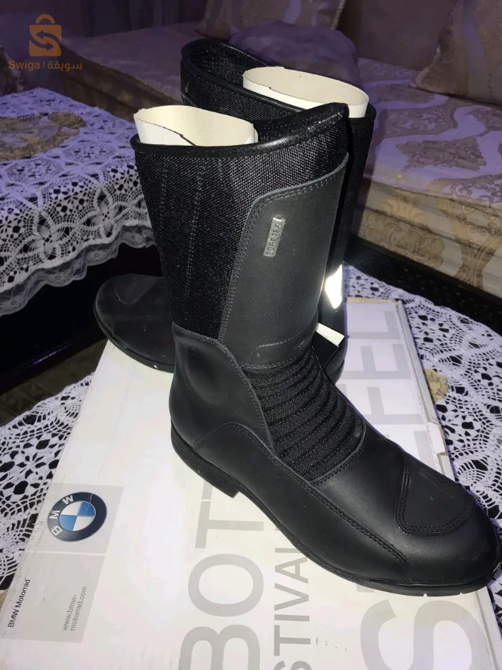 حذاء أصلي مخصص لركوب درجات النارية من نوع bmw