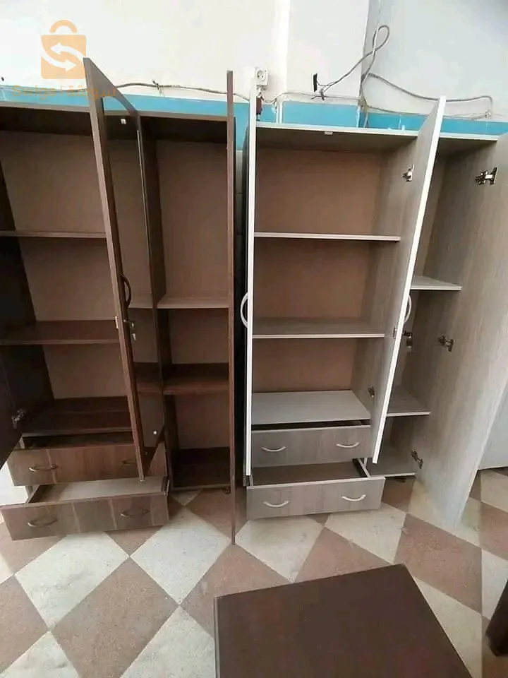 خزانة 3 أبواب ميلامين اسباني Armoire 3 portes en mélamine espagnole