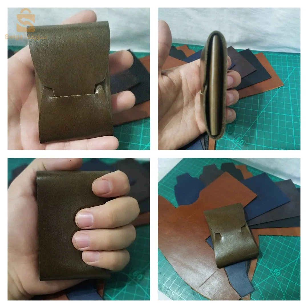 محافظ جلدية للنقود والبطاقات البيومترية