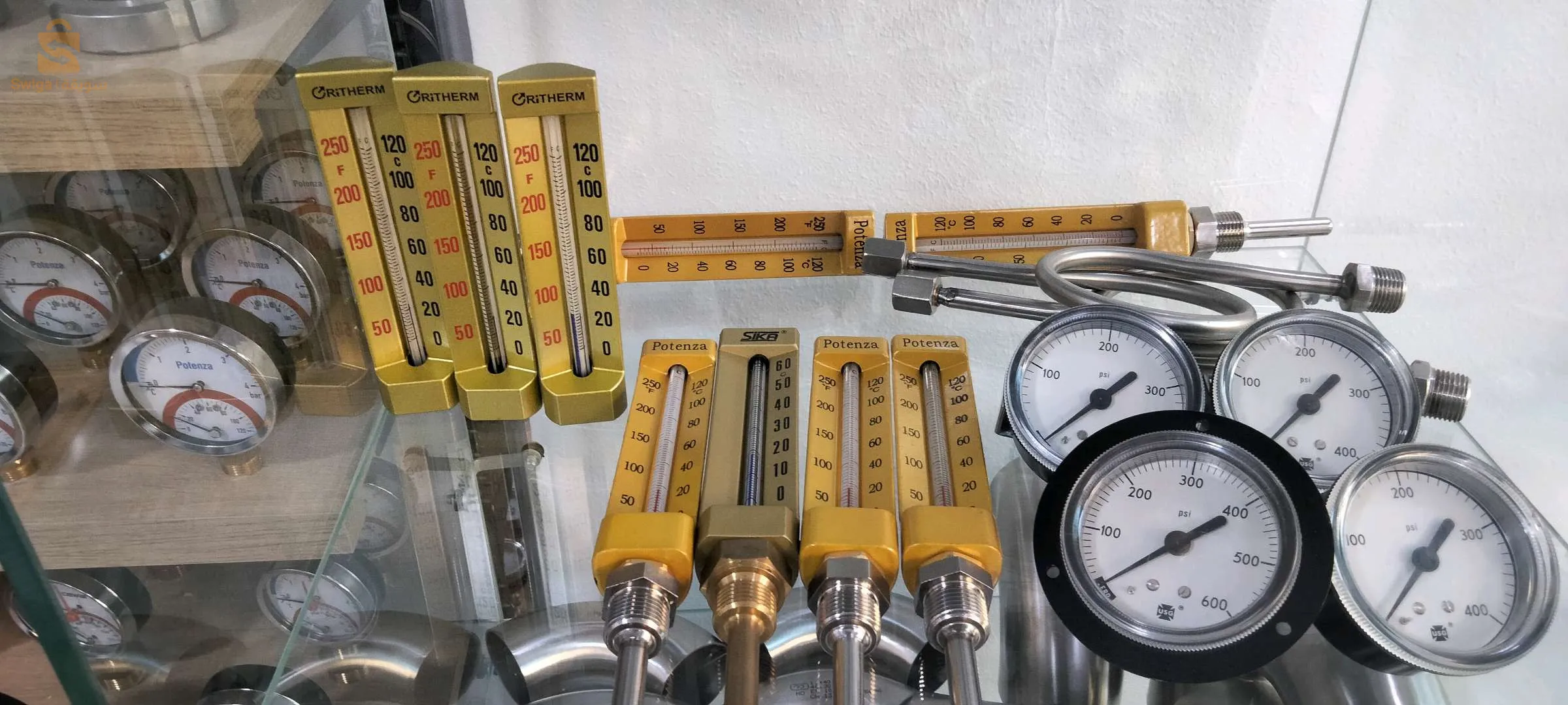 Manomètre,+ Inox