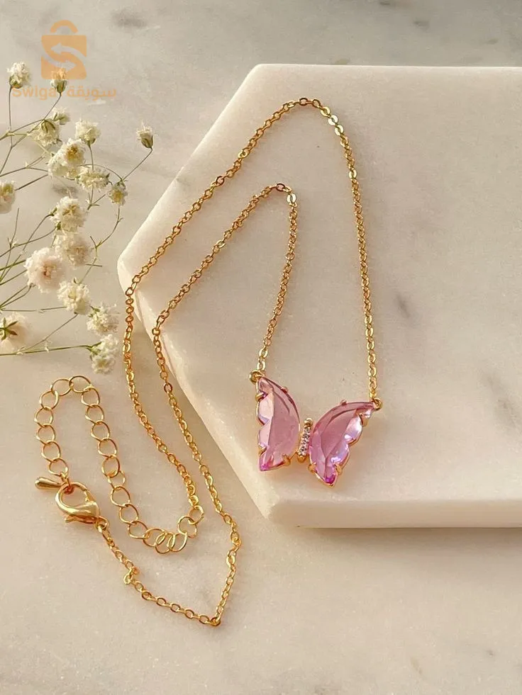 collier papillon