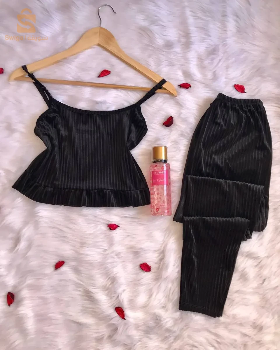 طقم بيجامة قياسي مكون من قطعتين
Ensembles de pyjamas 2 piéces Strandard