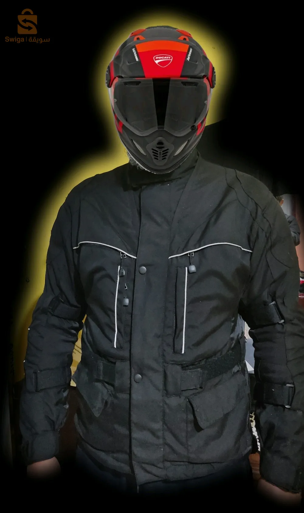 veste moto taille M