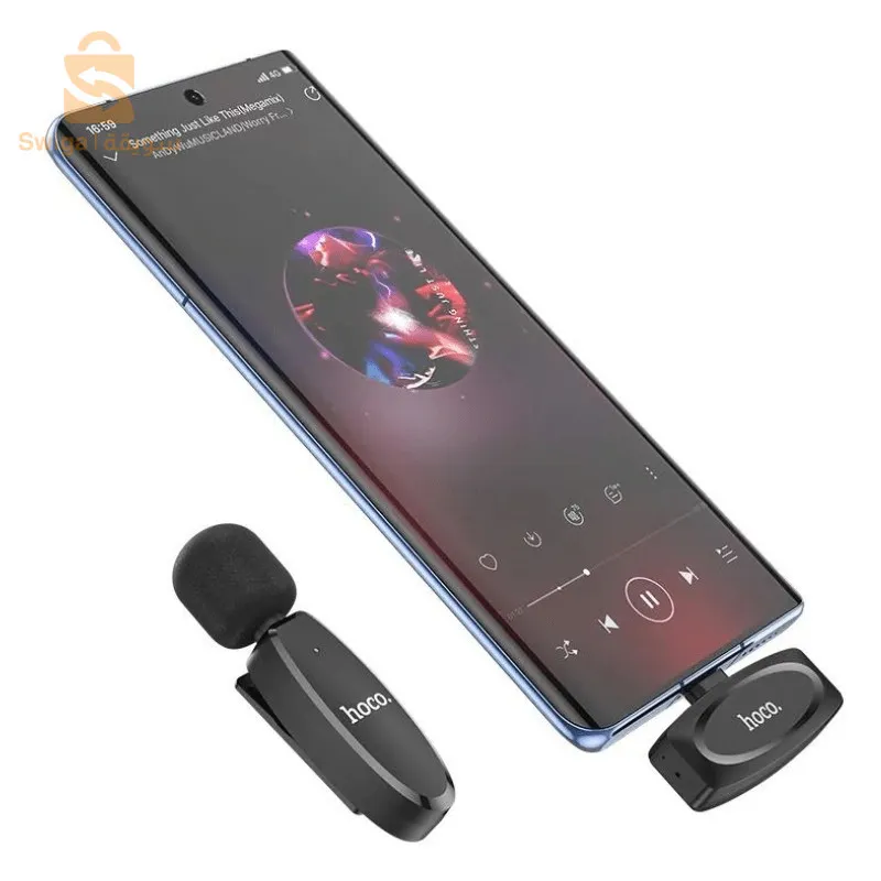 Micro HD 360 degrés
2- Latence ultra faible de 15 ms
3- Conception compacte
4- Microphone électret omnidirectionnel
5- Prise audio du récepteur : Type-C
6- Compatible avec la plupart des modèles de Huawei, Xiaomi, OnePlus et d’autres marques, et prend en charge certains modèles de téléphones mobiles Samsung
7- Capacité de la batterie : 70 mAh (pile bouton)
8- Durée d’utilisation : 6 heures
9- Poids : 12 g.
10_ type-c et lighting