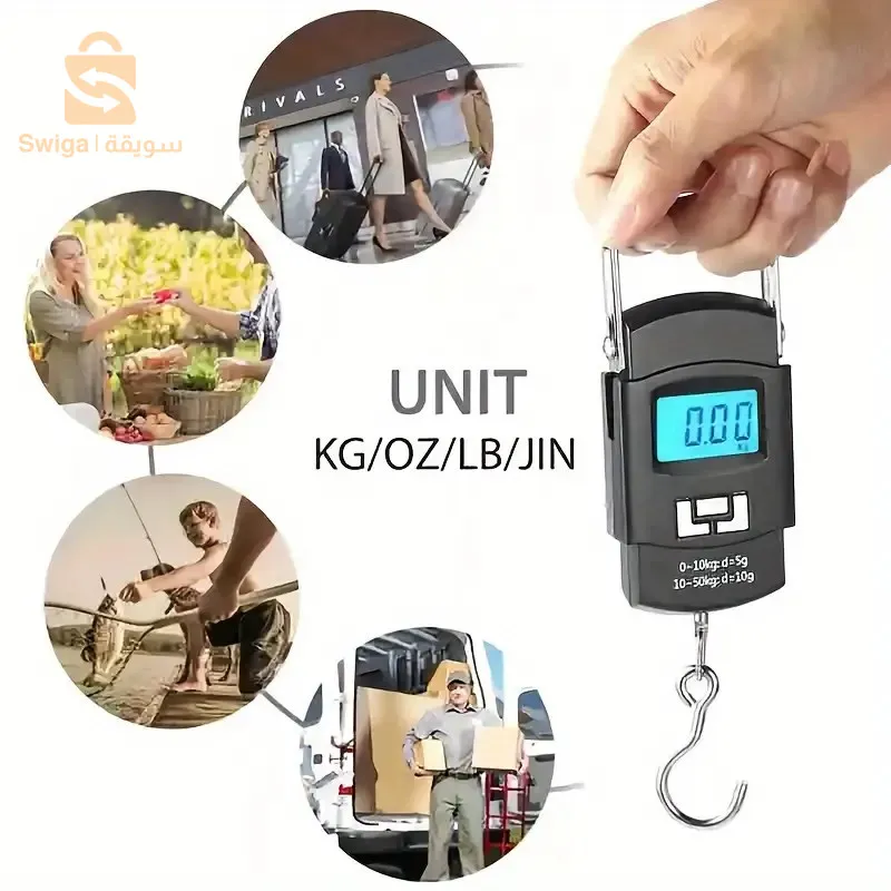 Balance à bagages numérique portable avec écran LCD 50KG/10G WH-A08
1900دج
0665955230فب،👉Veiber watts