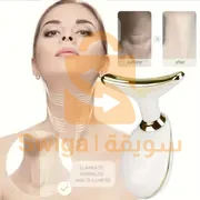 جهاز مساج رفع الرقبة للوجه، جهاز مساج كهربائي للتنظيف العميق مع ضغط حراري$👍
