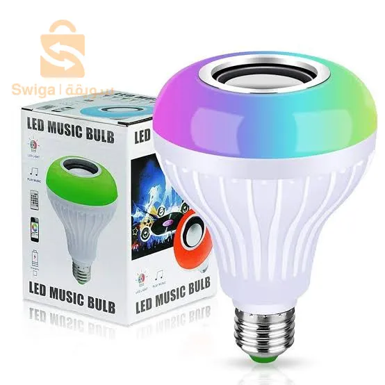 مصباح متعدد الألوان بمكبر الصوت LED 💥🤩🤑💢🔥