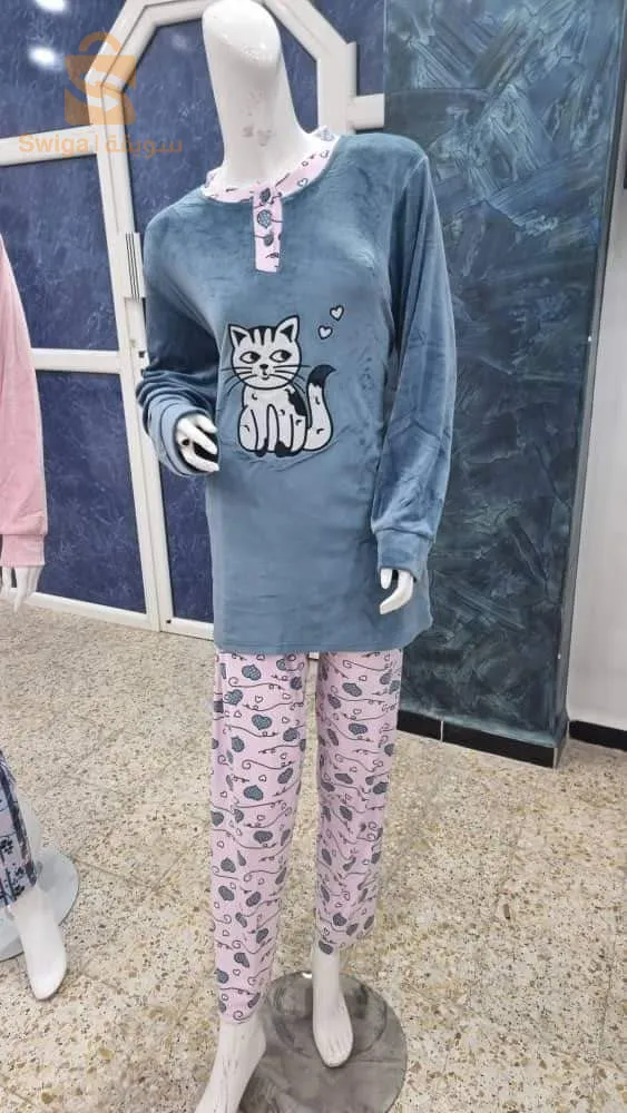 ✅   بيجامات هايلين مودالات جدد 😍 
 ✅المقاسات: ( m L xL xxl) 
✅️خدمة التوصيل متوفرة لكافة الولايات🚛