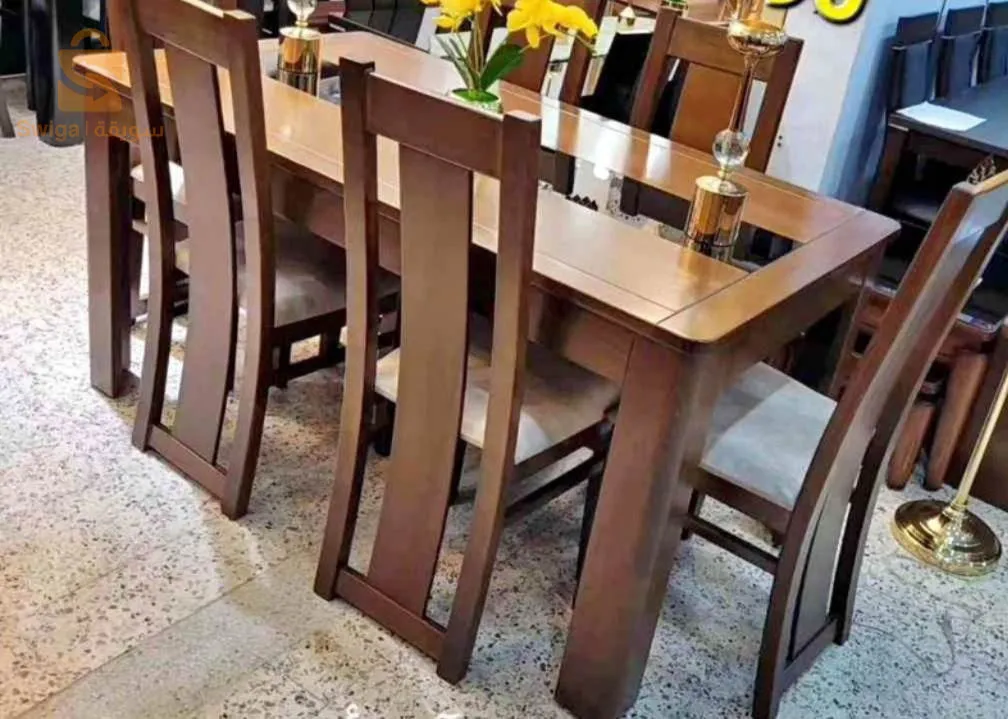 طاولة صالون عصرية من خشب الزان 👌💯💯من الورشة