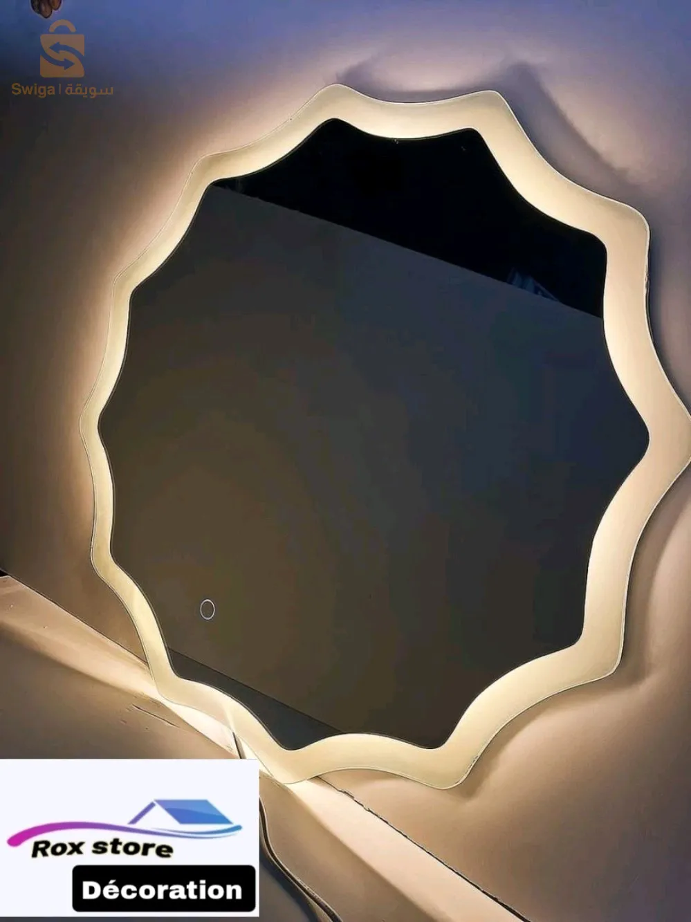 Miroir led  de lux