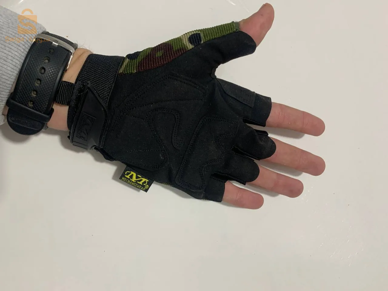 Mechanix Gants de Moto antidérapants demi-doigt قفازات المضادة للانزلاق نصف اصبع للدراجات النارية$👍