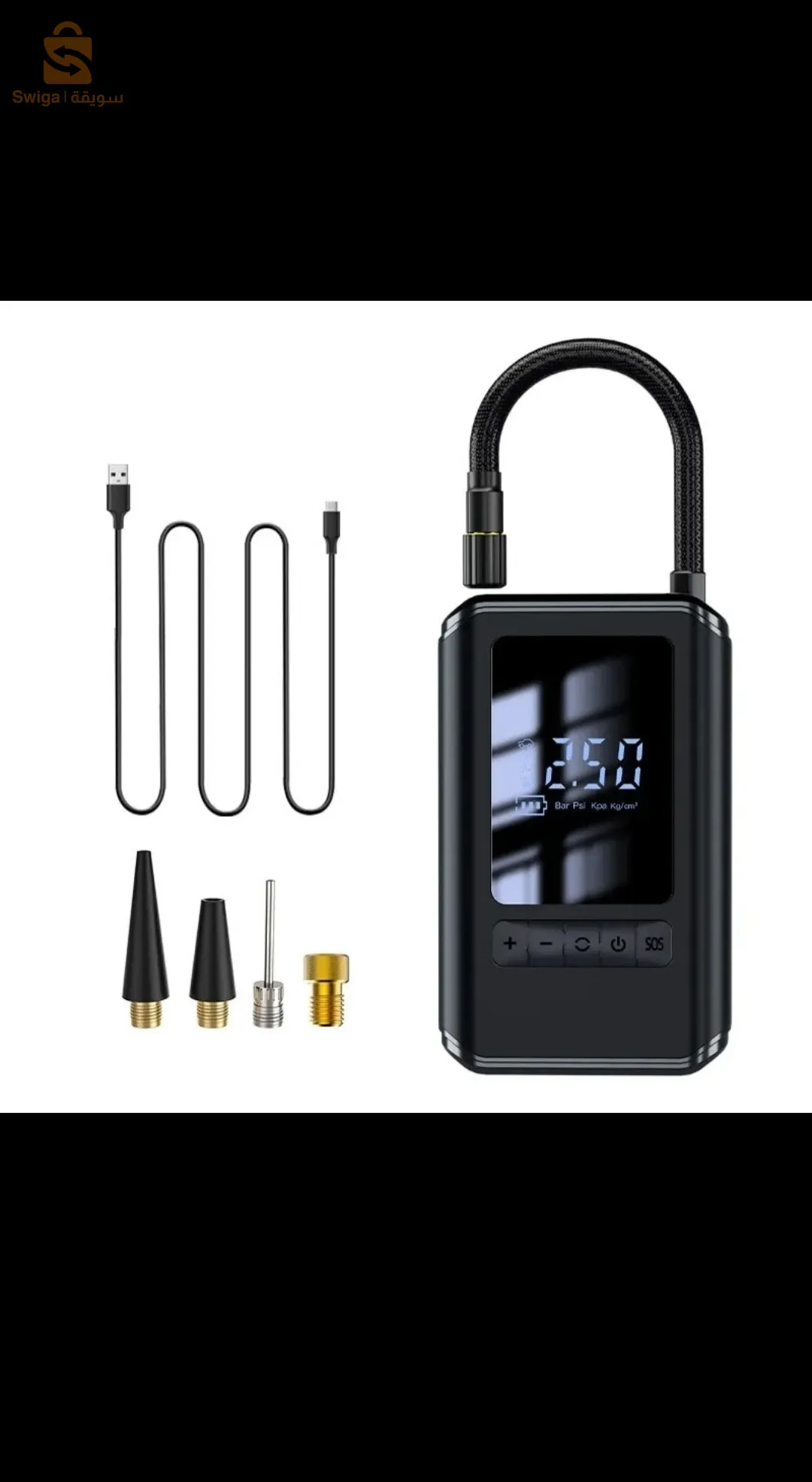 compresseur d'air électrique sans fil pour voiture moto ect ....