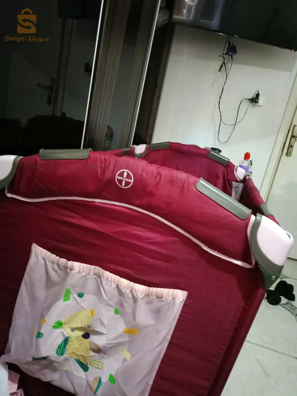 banc lit parc bébé
سرير اطفال