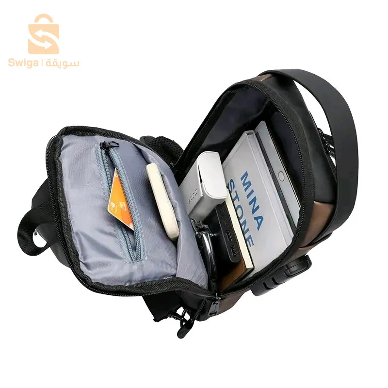 حقيبة صدر للرجال من النوع الرفيع