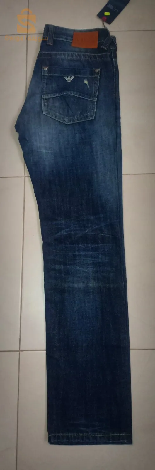 سروال جينز حر ماركات عالمية مقاسات مختلفة