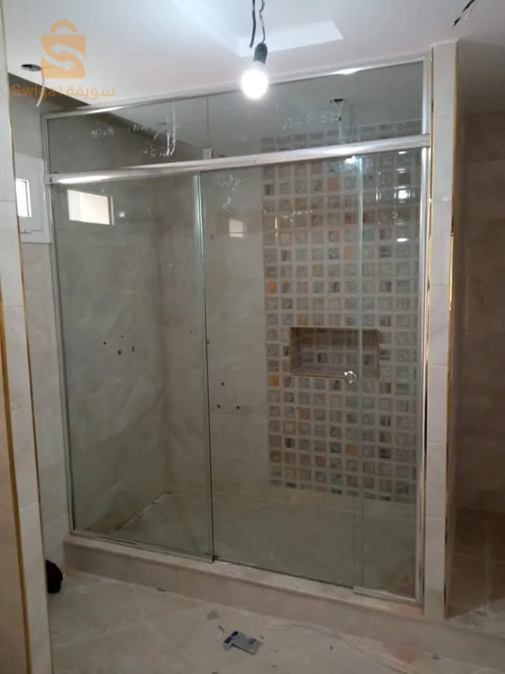 cabine de douche verre trempé