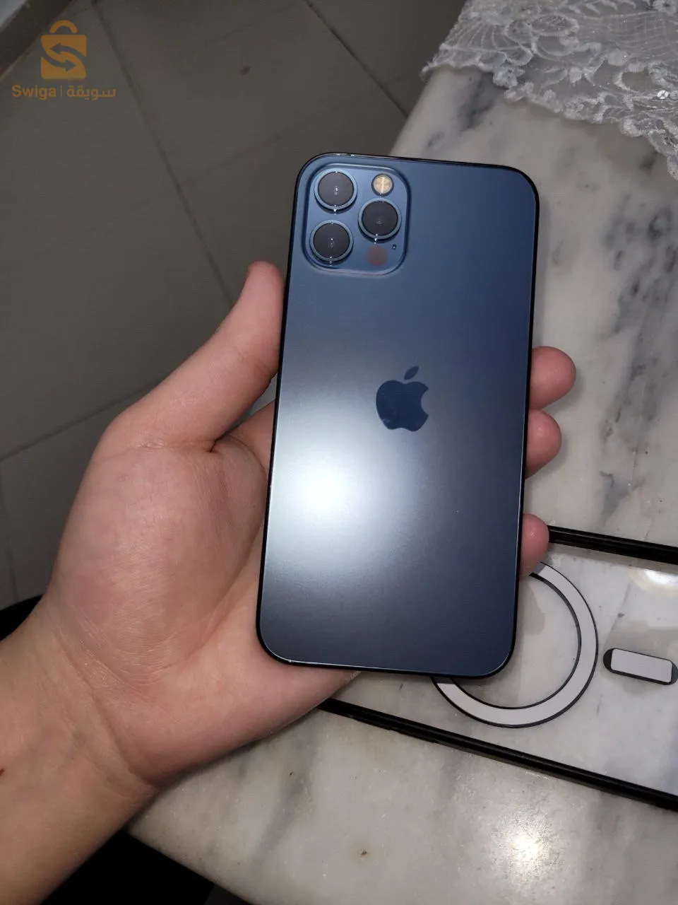 Iphone 12pro batterie 83 128gb téléphone jamais tafth jdid bon état     0792112830