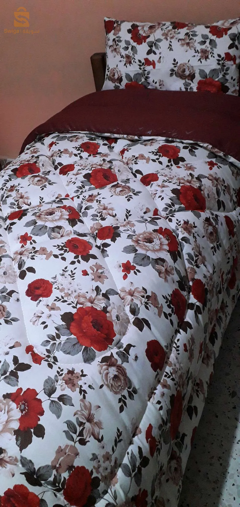 بيع كوات بأسعار معقولة
كوات لشخص واحد بغلاف مخدة واحدة 2400دج
كوات لشخص واحد   ونصف وغلاف مخدة واحدة 2800ج
كوات لشخصين وغلافين لمخدتين ج3600دج
التوزيع فوري ل 58 ولاية عبر شركات التوصيل