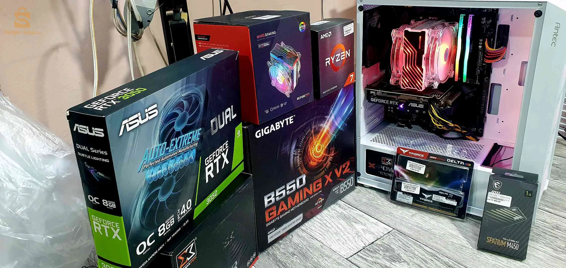 جهاز كمبيوتر خاص بالڤايمينغ والتصميم ، الحالة جديد مدة إستعماله شهر