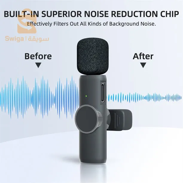 K11 Microphone-cravate sans fil Recording Audio Video Androïd / iPhone