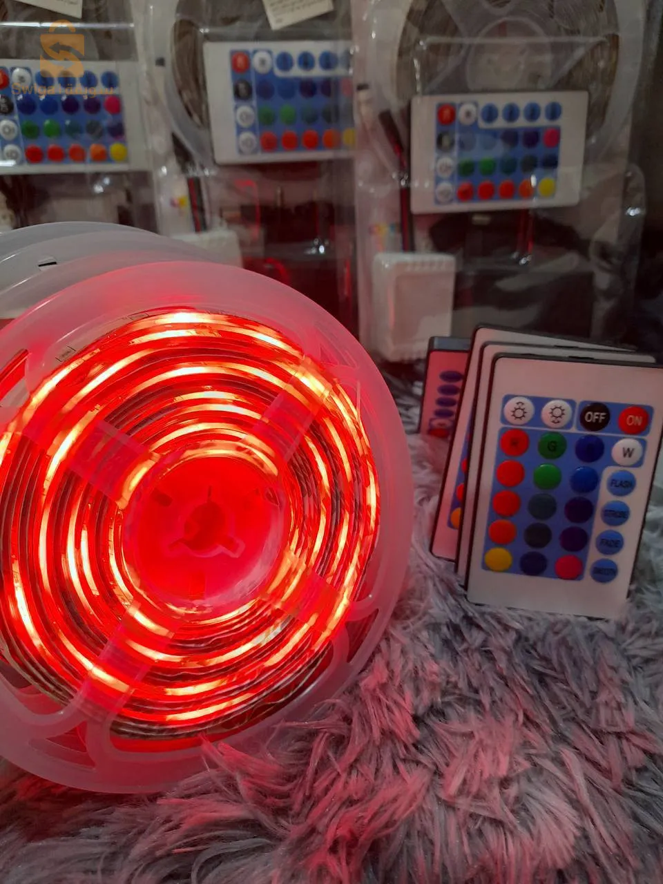 Rouleaux LED 5Metres RGB Multi-Couleurs avec Telecommande