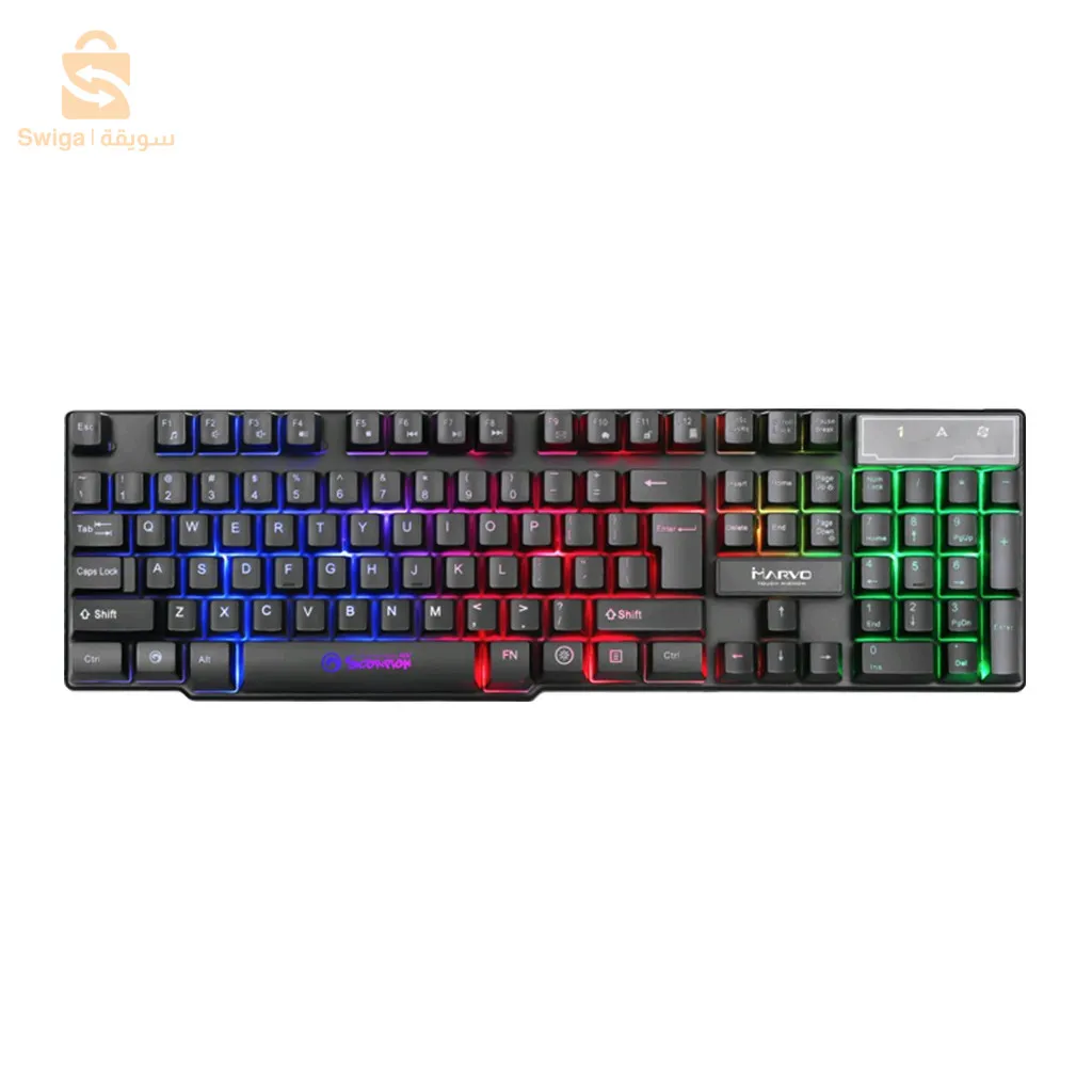 Pack 4en1 Clavier + Souris + Casque + Tapis de Souris Marvo Scorpion CM370