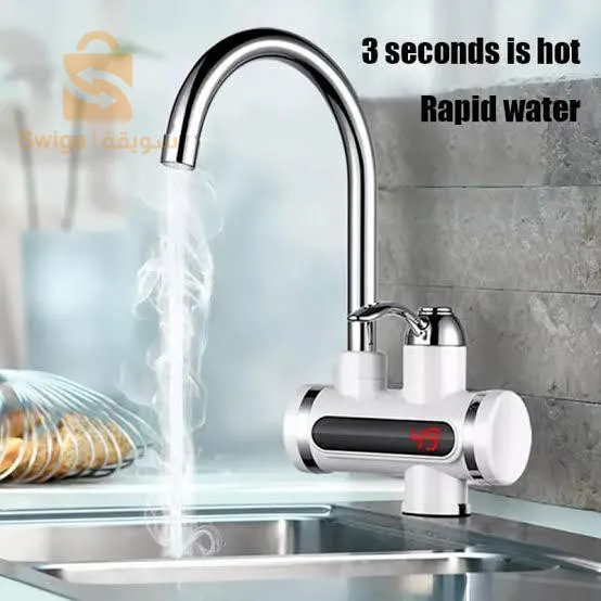 water heating tap