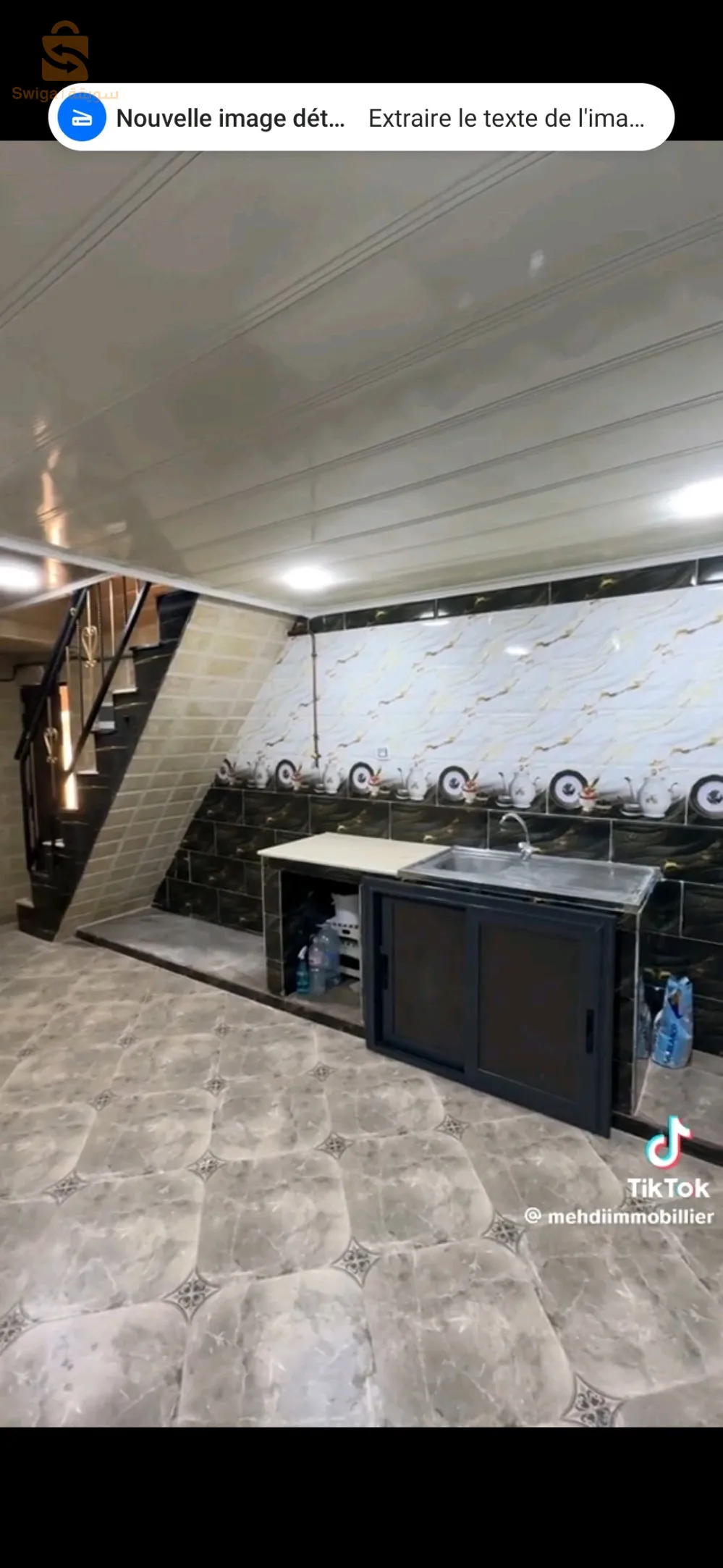 un petit duplex de 60 mètres carrés avec actes et livre foncé a bachdjarah