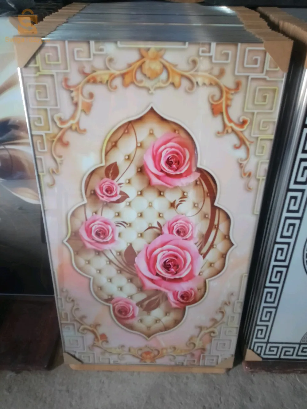 طابلة زجاج 3D اربع كراسي 15000 
6كراسي 17000