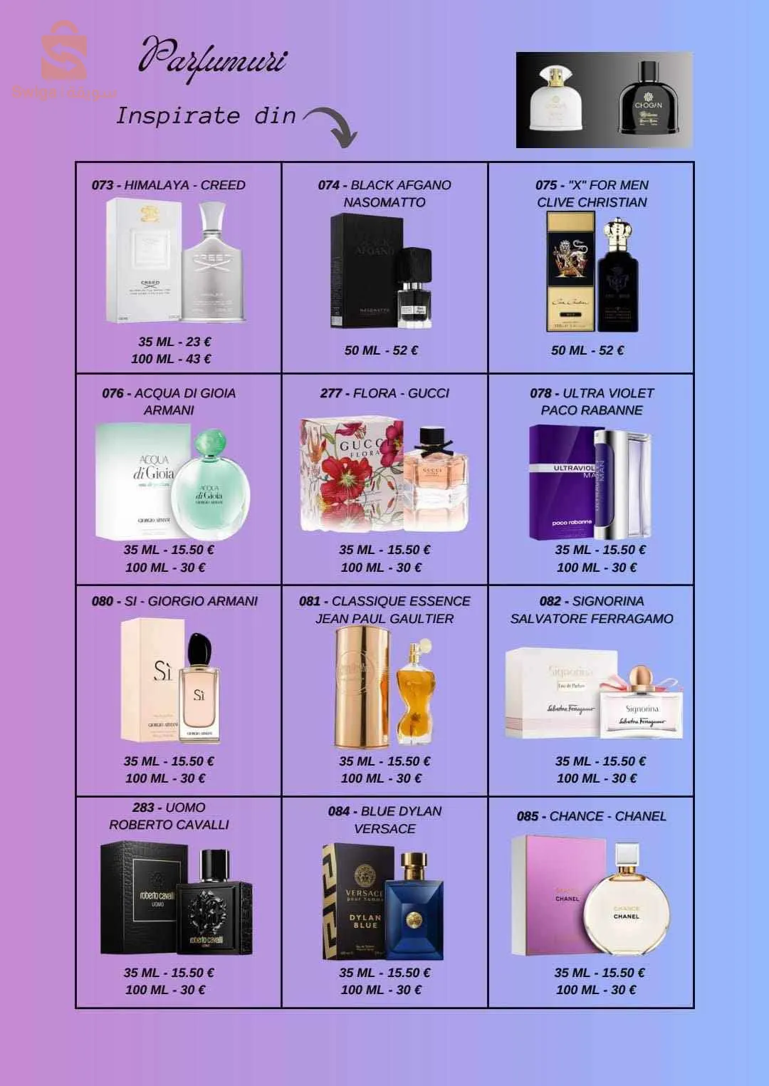 Parfum pour femme d'origine par commande