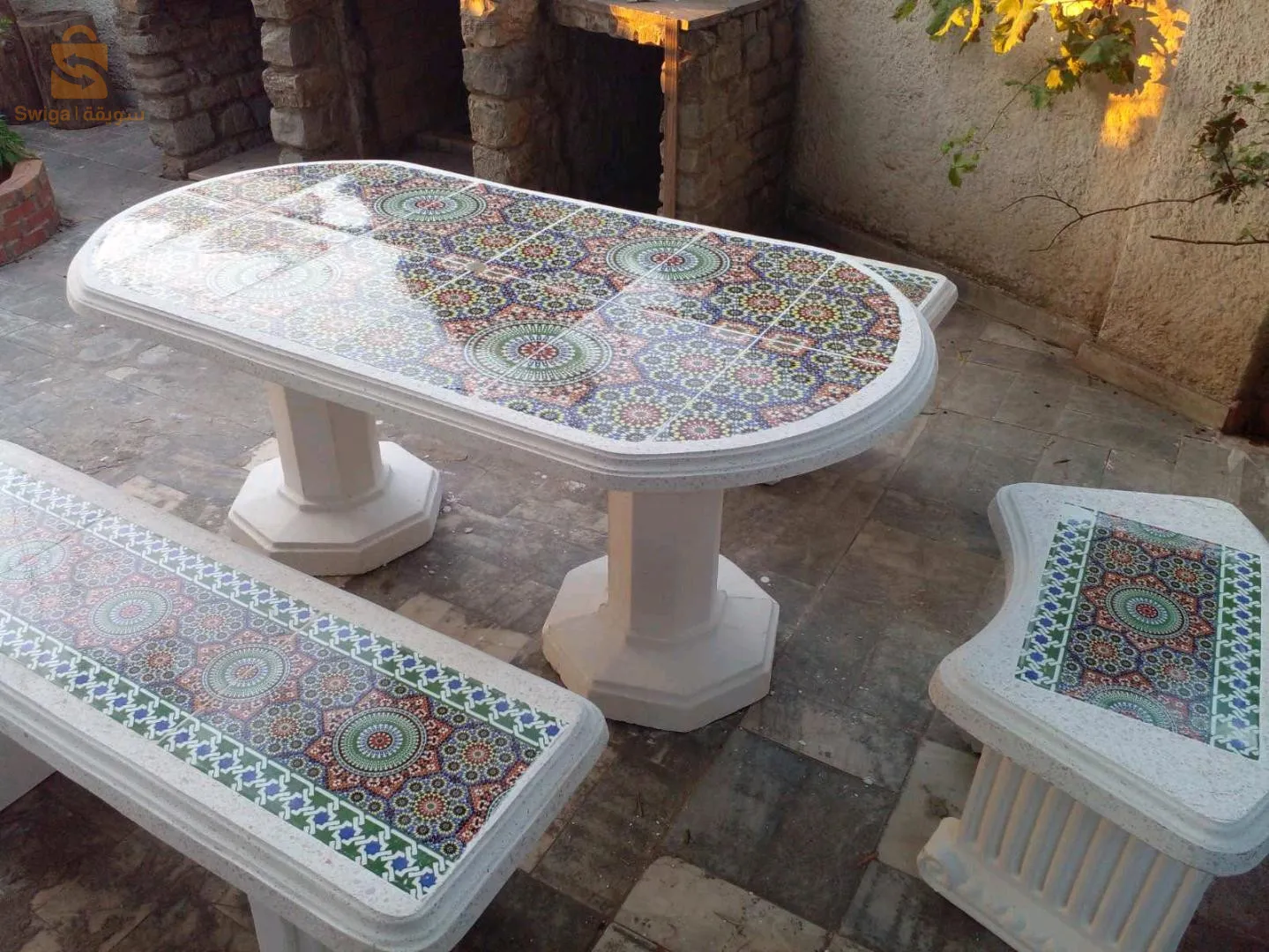 Fontaines de jardins Tabla, grilles, vases à fleurs en béton de qualité supérieure