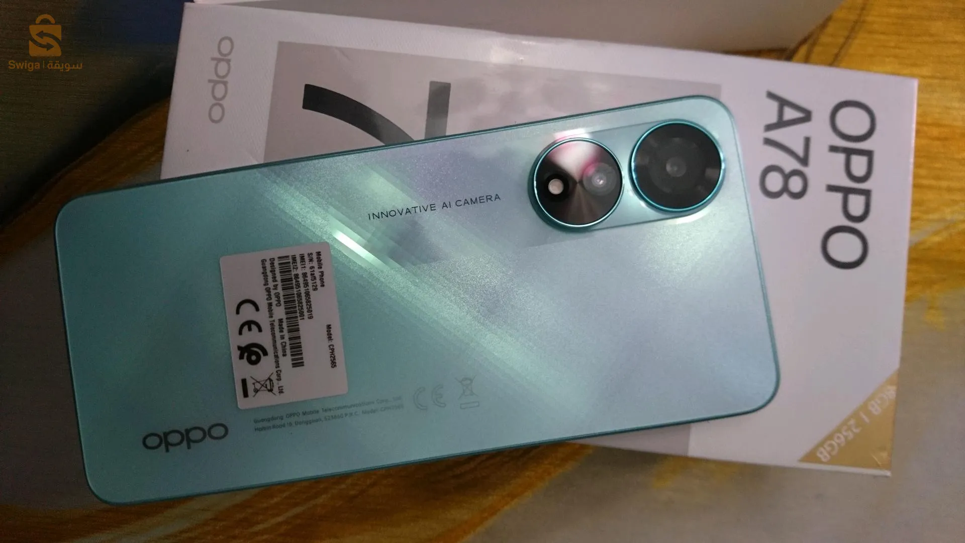 سلام عليكم 🤝🏻
oppo A78
8+8/256