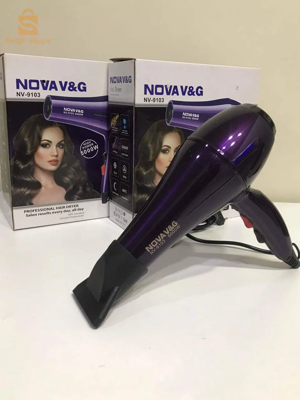 💥❤Séchoir Nova V&G Sèche-cheveux 5000W