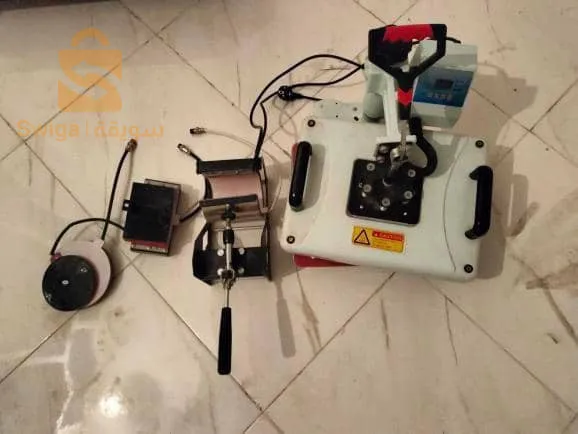 آلة طباعة حرارية و مكينة طرز بالميكرو