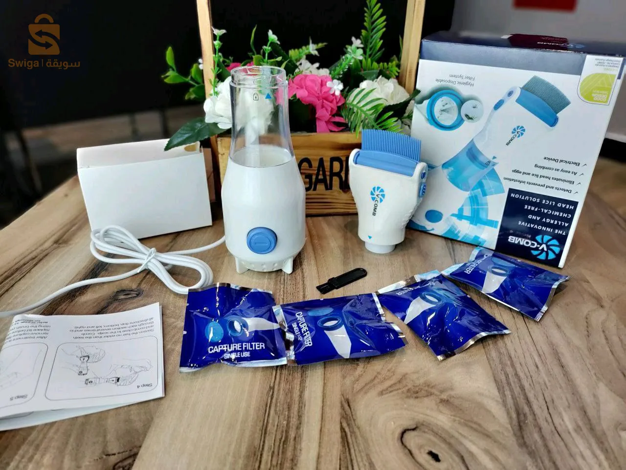 A device that eliminates lice and scabies