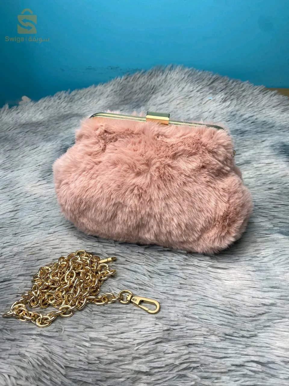 sac en fausse fourrure pour femmes