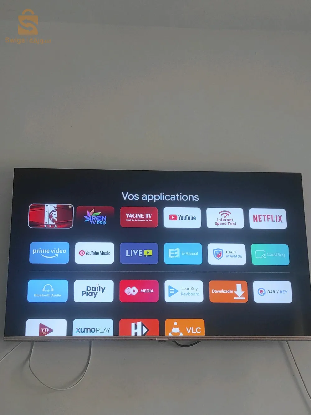 ECHANGE  IRIS 4K UHD GOOGLE TV  NEUF  50P