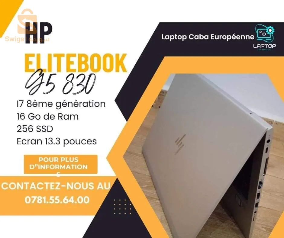 I7 الجيل الثامن    8  G5 ELITEBOOK 830 H P