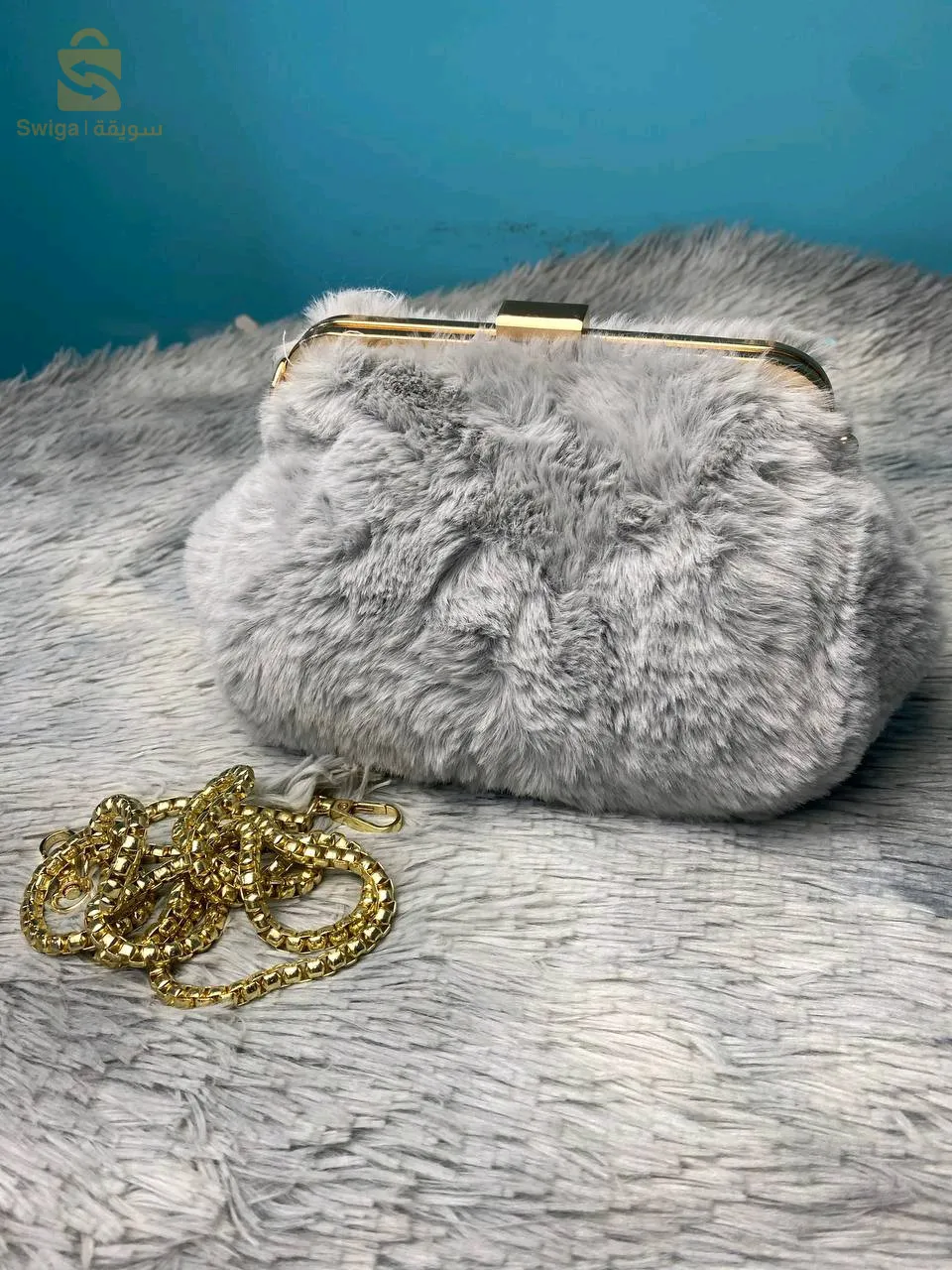 Sac en Fausse Fourrure pour Femme