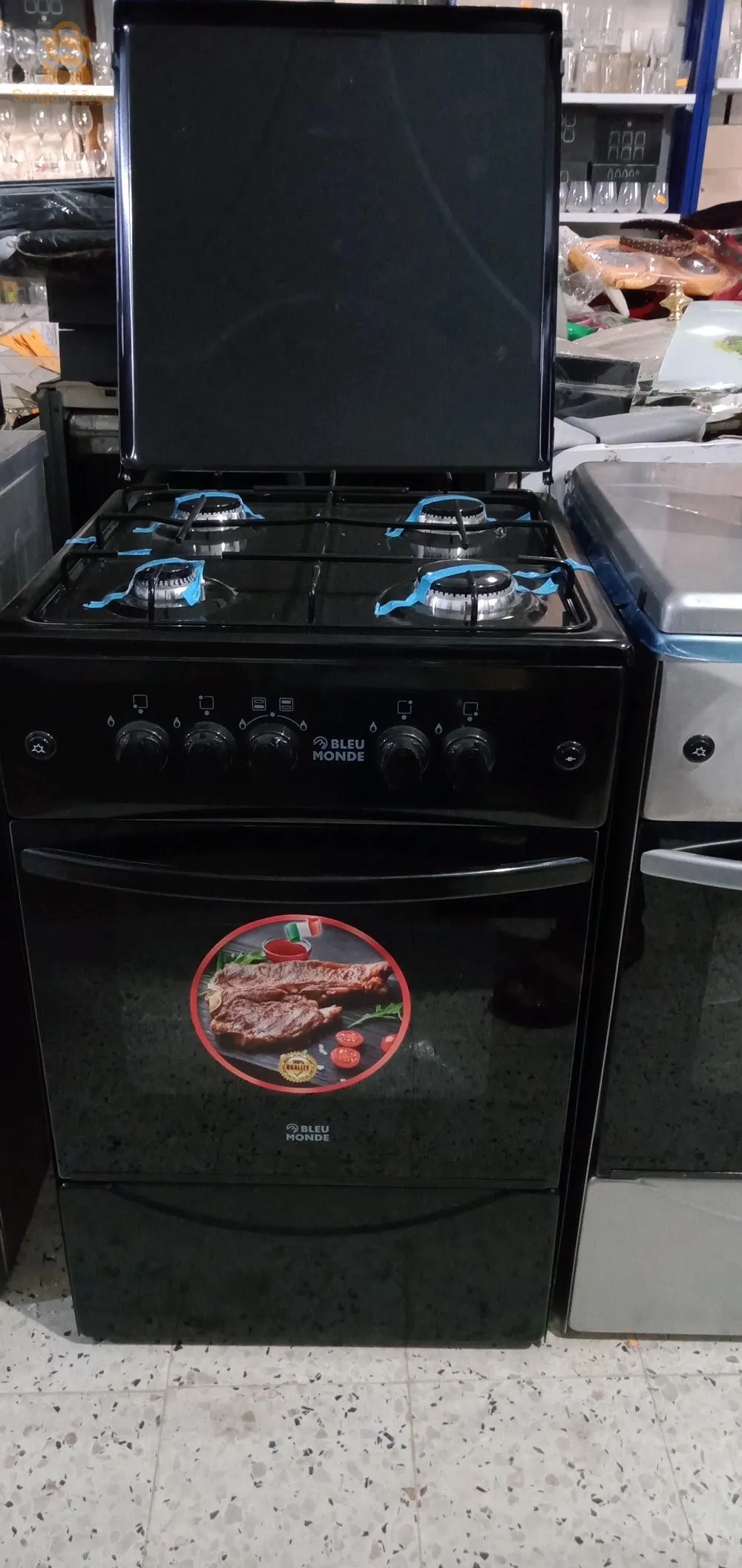 cuisinière bleue monde 50 cm